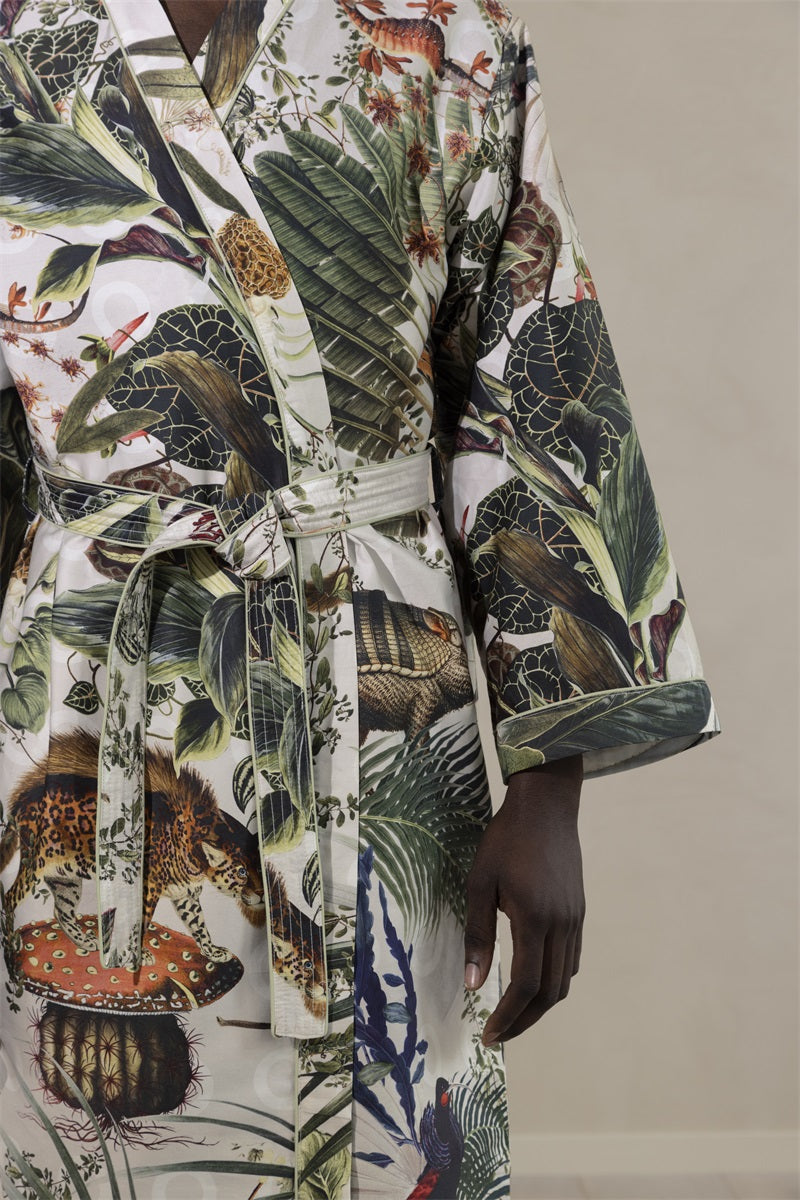 Ivory Menagerie of Extinct Animals Kimono