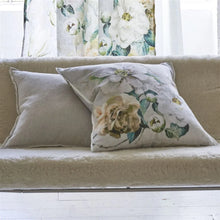 Load image into Gallery viewer, Jardin Botanique Grande Birch Linen Cushion