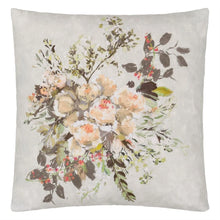 Carregar imagem no visualizador da galeria, Margaretta Linen Sepia Cushion