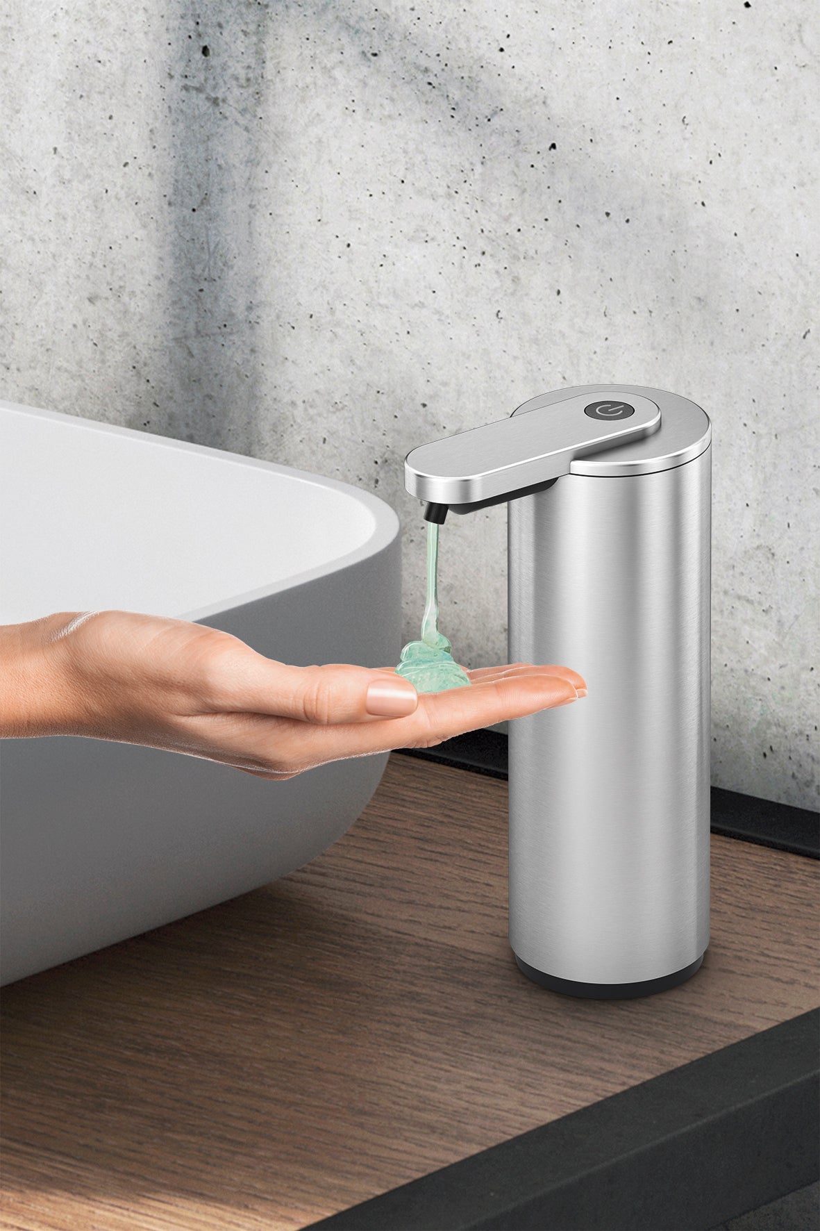 Tervo Soap Dispenser - matt brushed