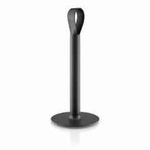 Carregar imagem no visualizador da galeria, Kitchen Roll Holder Black With Leather Strap
