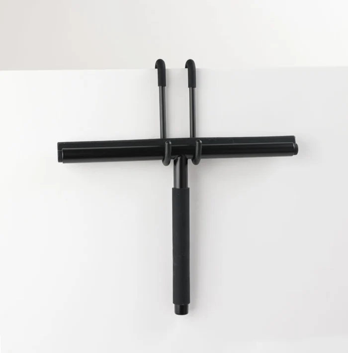 Shower Wiper Clear - Matt Black
