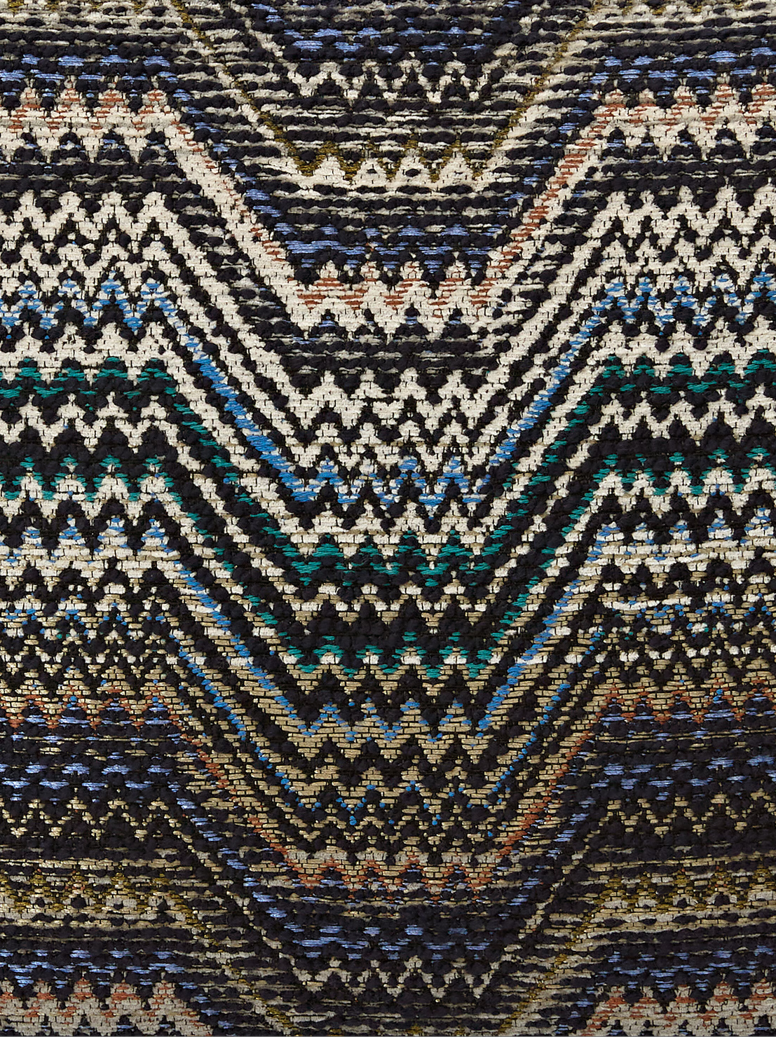 Amalfi Cushion - Blue & Multicoloured (40 x 40 cm)