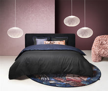 Carregar imagem no visualizador da galeria, Calligraphy Bird Duvet Cover Set Blue
