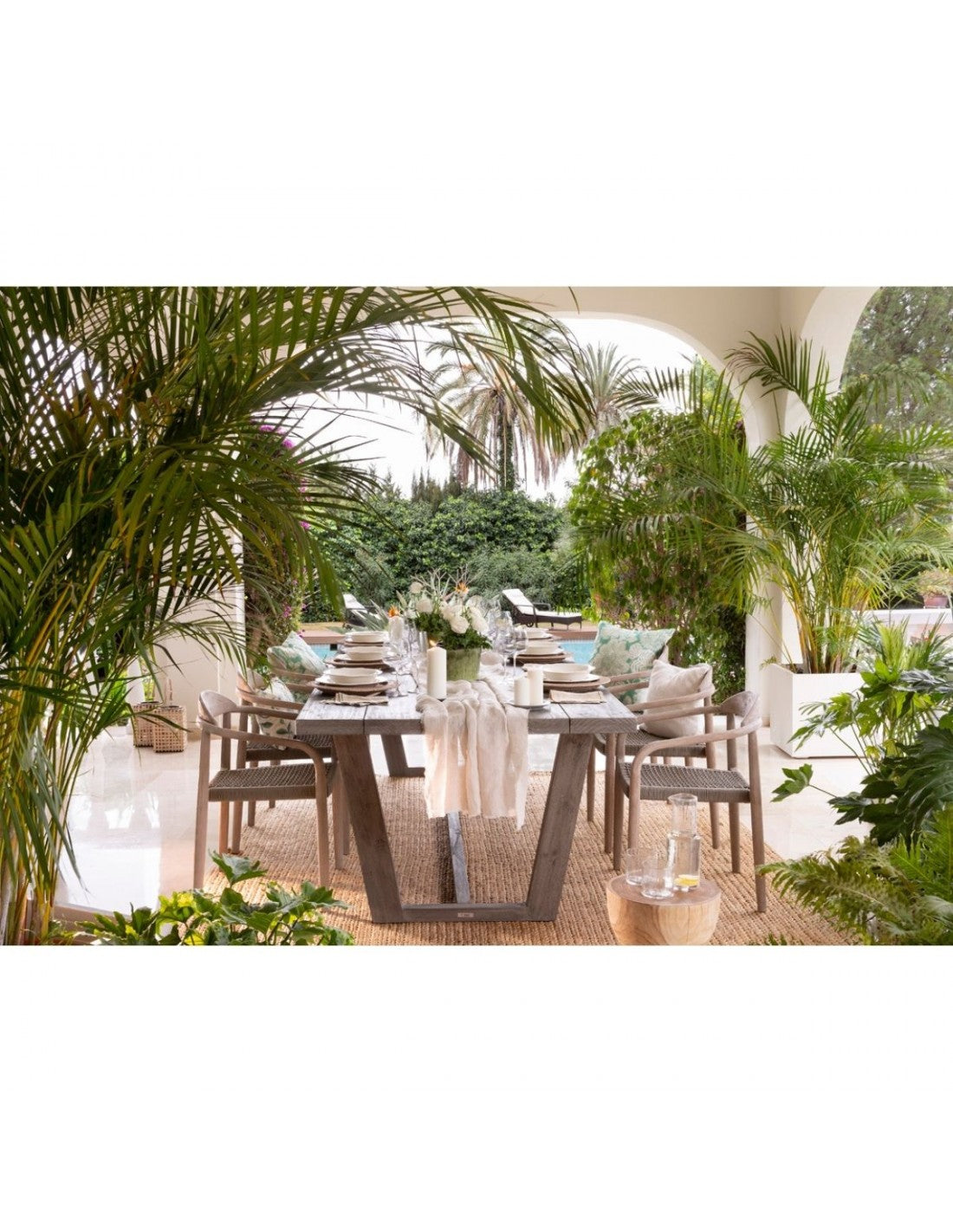 Clay Outdoor Dining Table - Teka