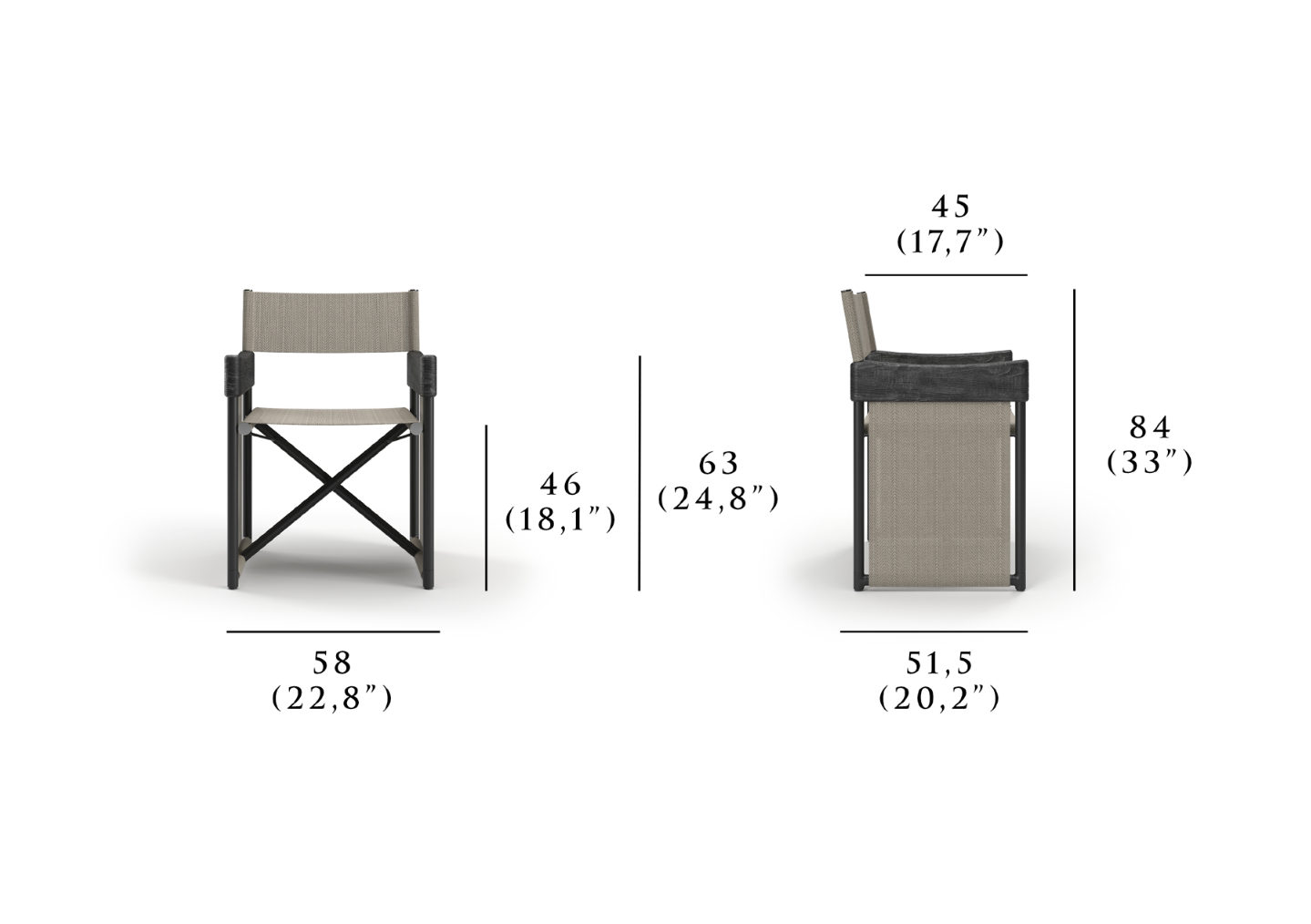 Sestri Director Chair (Long Version)