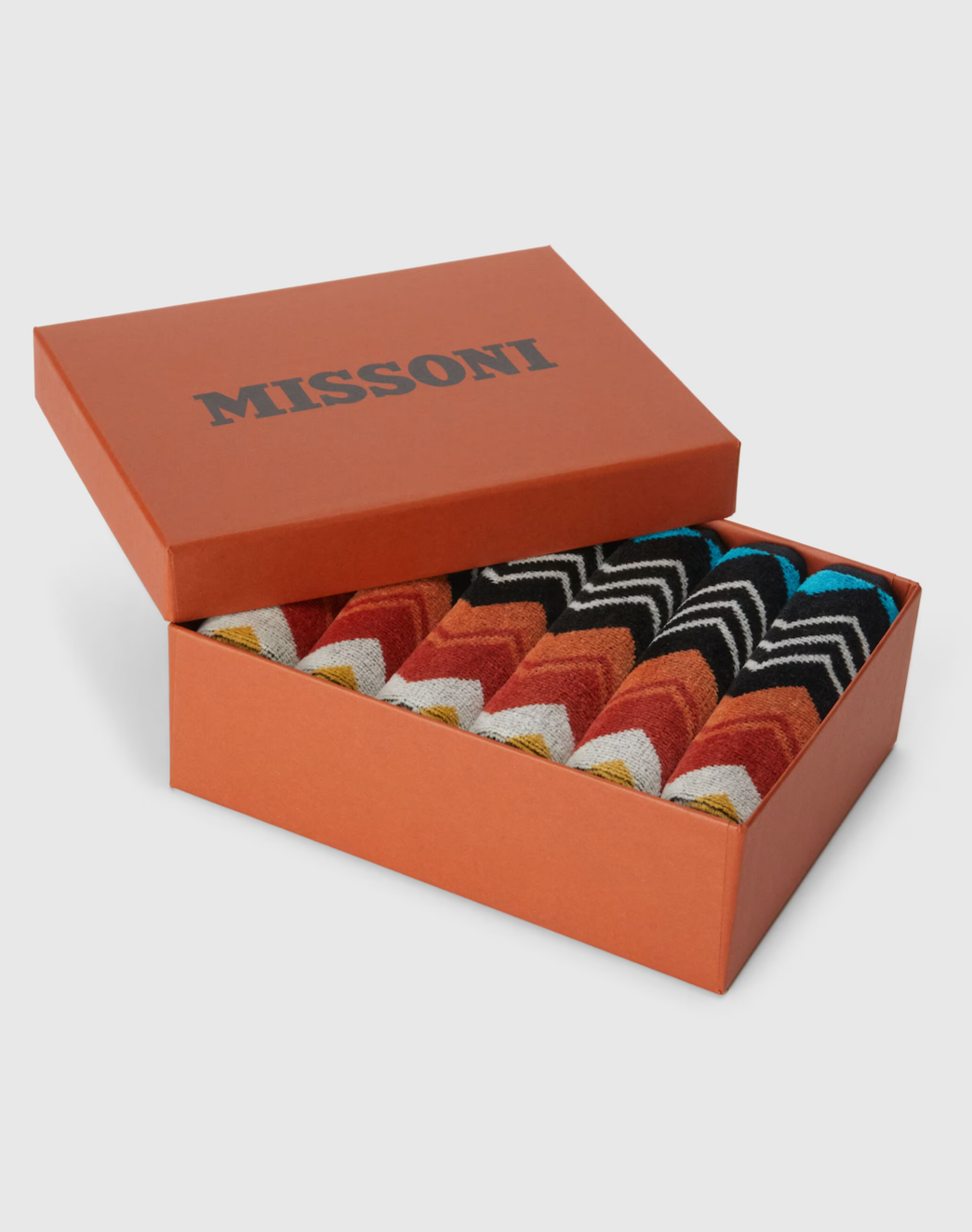 Giacomo face towels - Multicoloured - 6 pieces