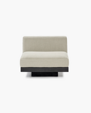 Carregar imagem no visualizador da galeria, Bench one seater incl cushion Indoor Beige - Black Rudolph