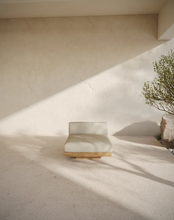 Carregar imagem no visualizador da galeria, Bench one Seater incl cushion Outdoor Chalk Rudolph