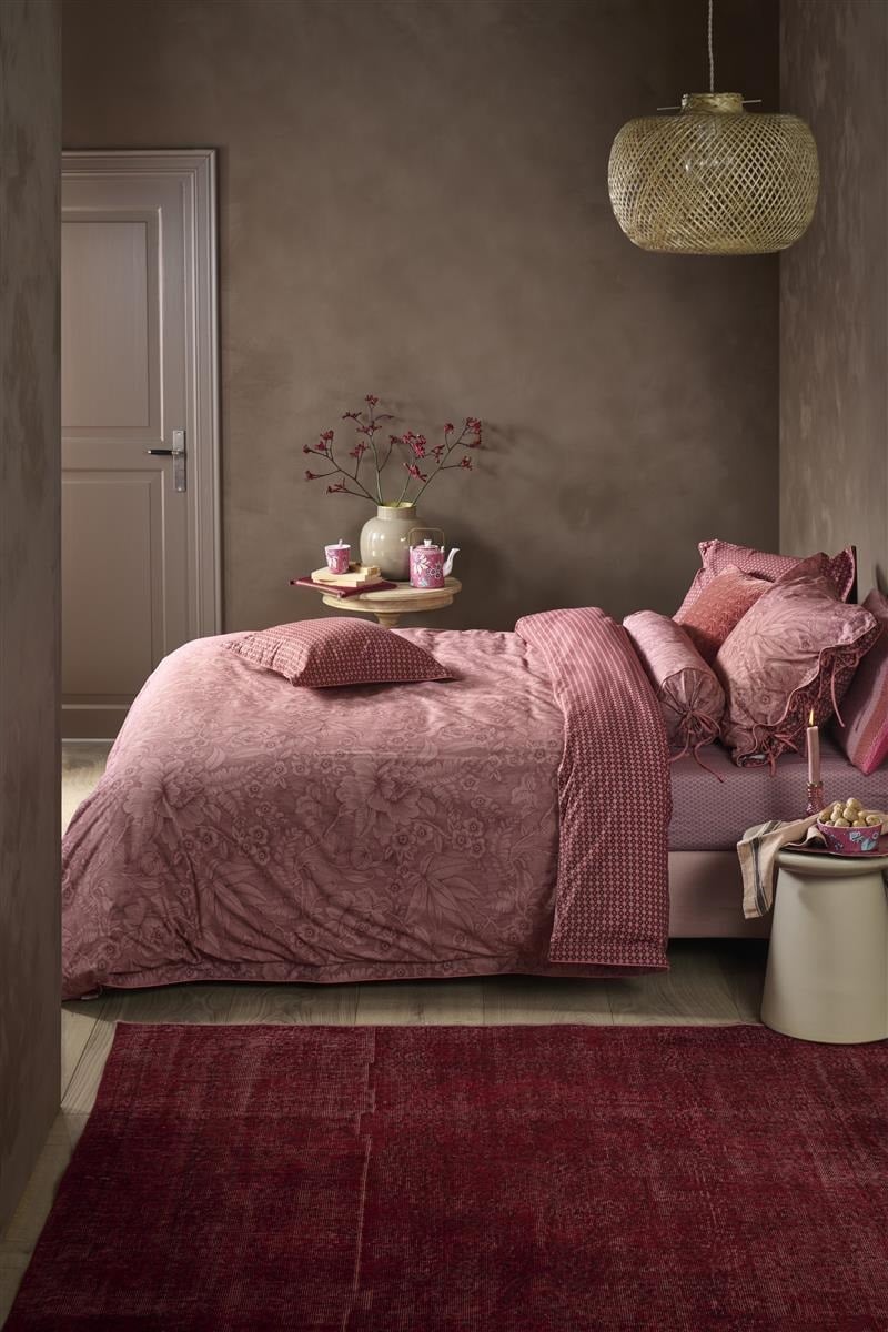PIP Il Mosaico Dark Red Duvet Cover