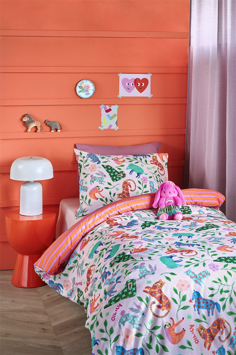 Happy Zoo NL UV Duvet Cover Set