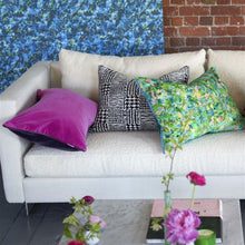 Load image into Gallery viewer, Cassia aubergine & magenta velvet