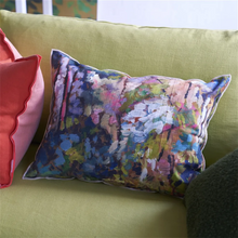 Load image into Gallery viewer, Foret Impressioniste cotton cushion