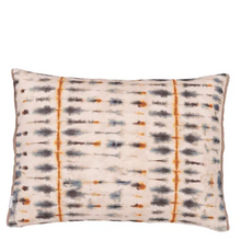 Load image into Gallery viewer, Shibori slate cotton cushion