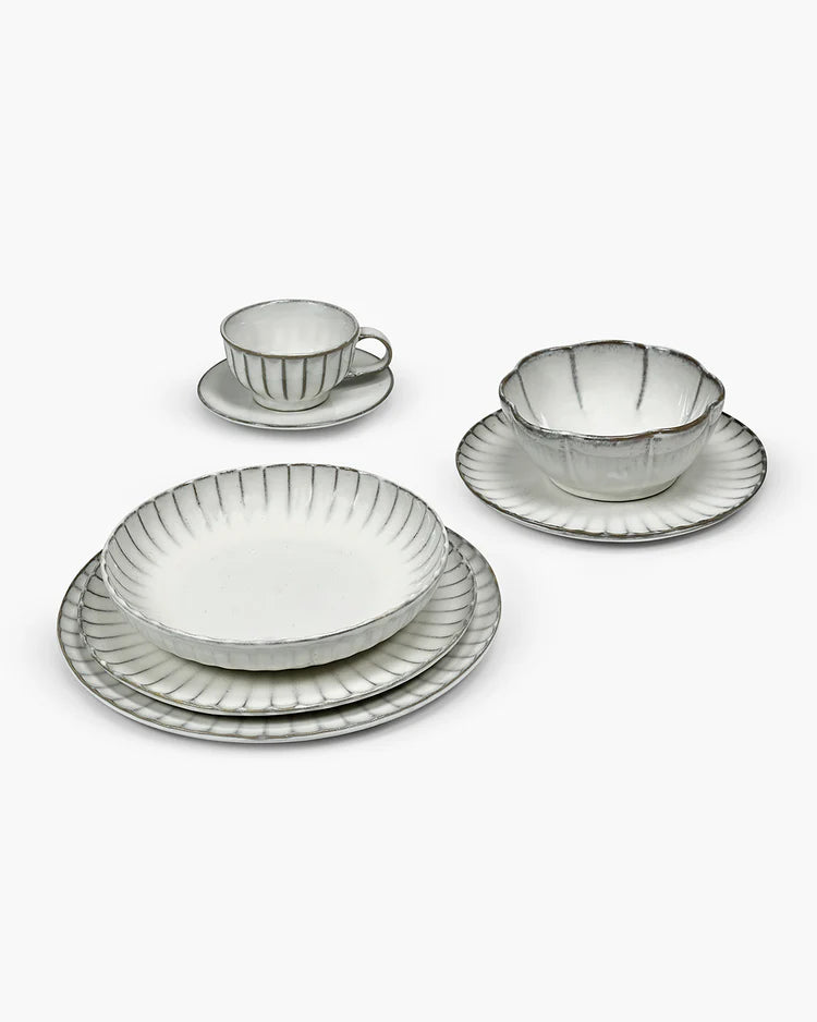White Inku Dinnerware (SET OF 28 )