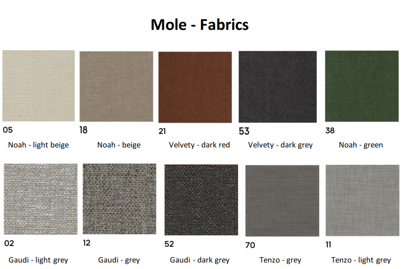 Mole poufs