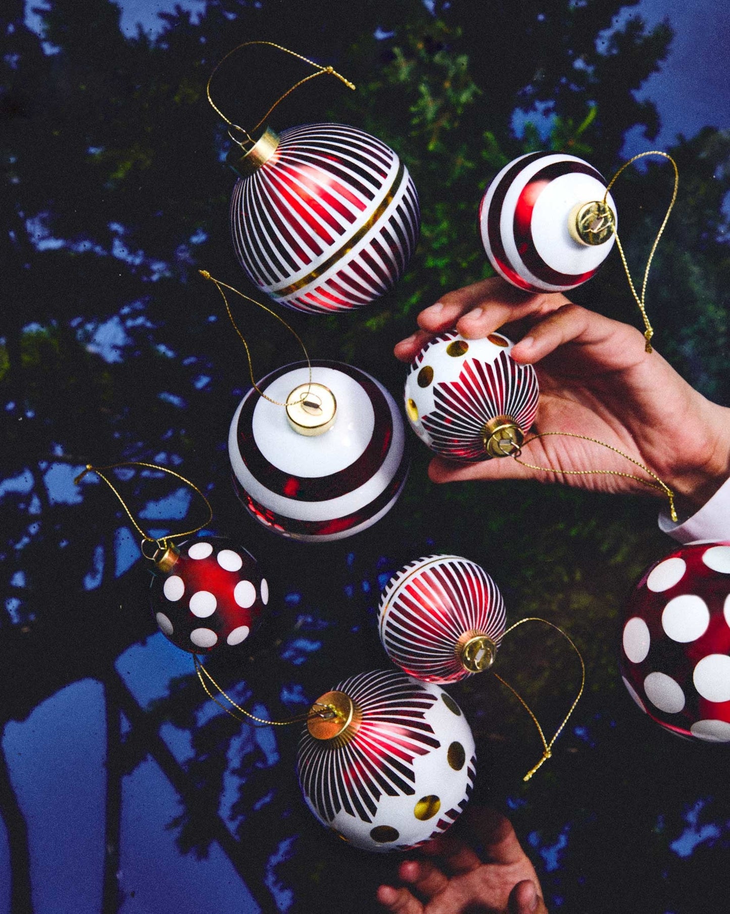 Delight Set of 2 Christmas Bauble