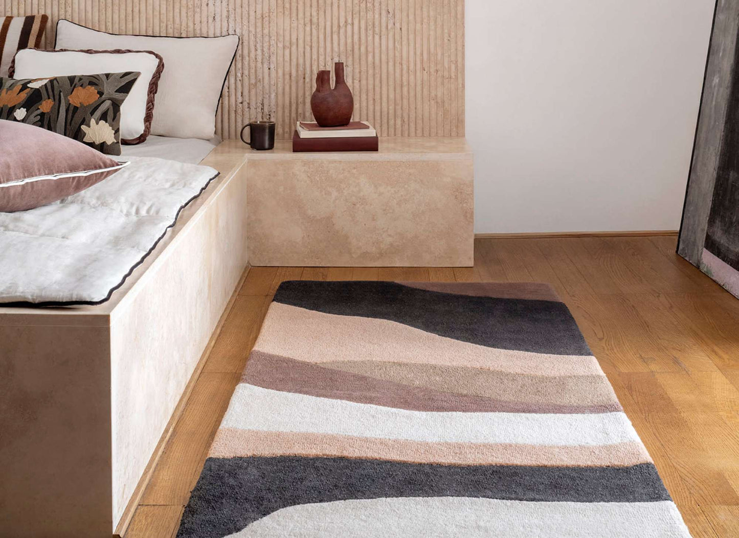 Fuji rug chocolat