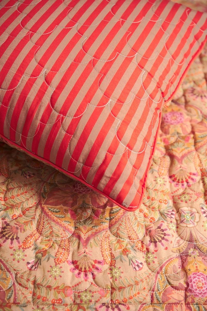 Alba quilted cushion khaki