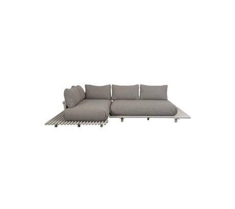 Sticks platform, corner sofa - Aluminium