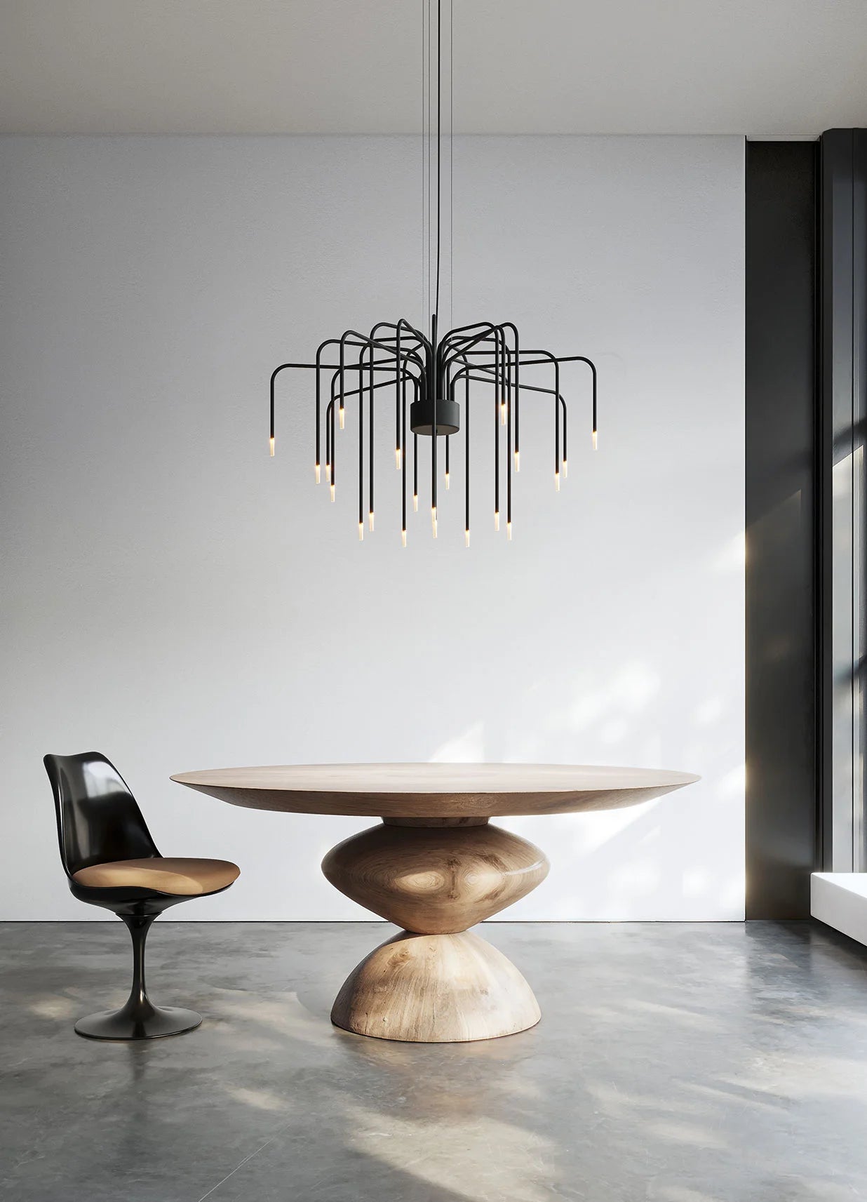 Boom suspension lamp