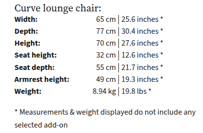 Curve chair