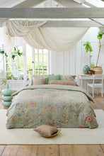 Load image into Gallery viewer, Roll Cushion Jaipur Flower Green