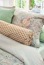 Load image into Gallery viewer, Roll Cushion Jaipur Flower Green