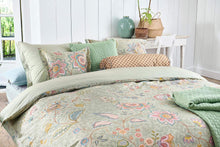 Load image into Gallery viewer, Roll Cushion Jaipur Flower Green