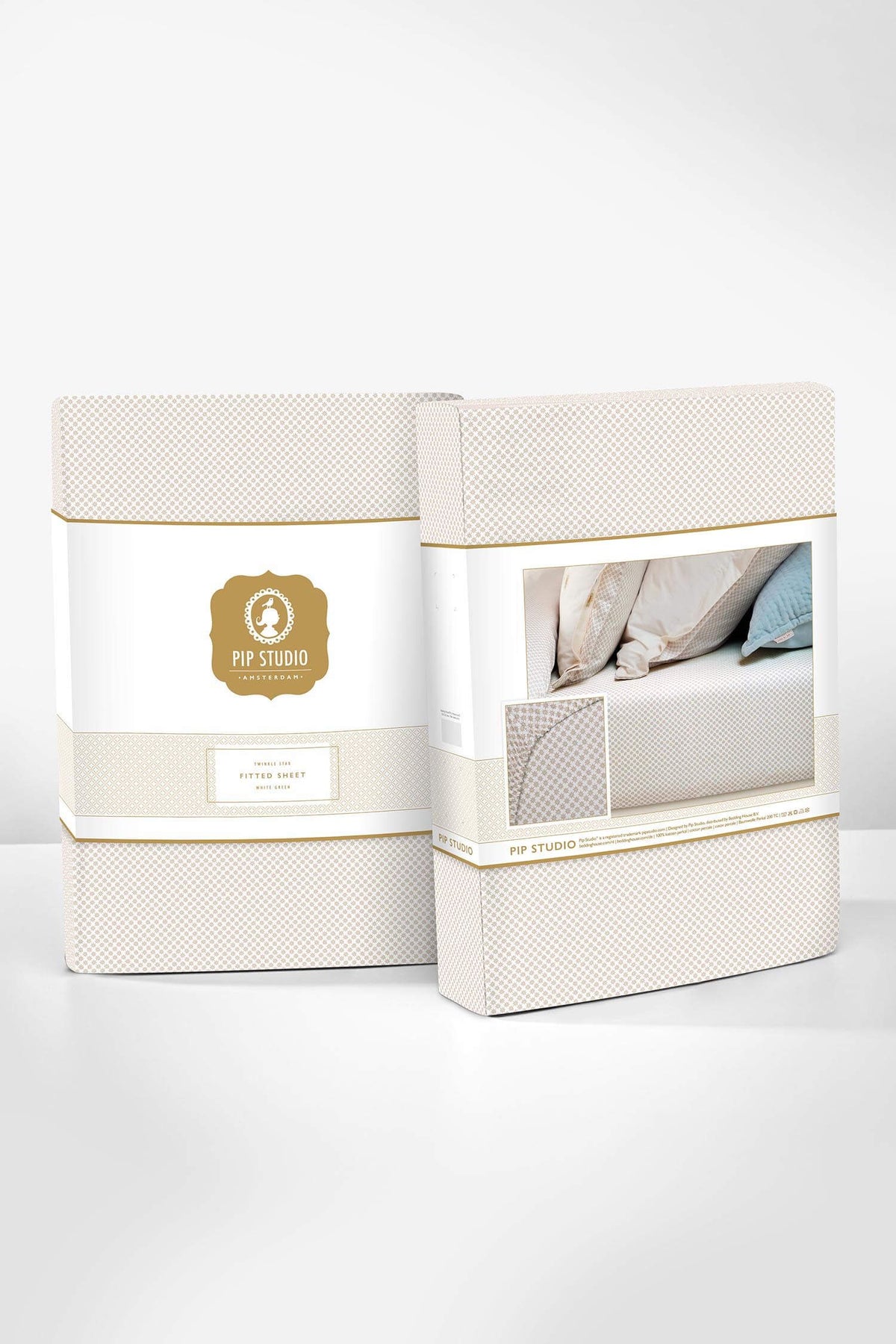 Twinkle Star - fitted sheets White Green