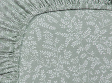 Carregar imagem no visualizador da galeria, Leafy - fitted sheets green