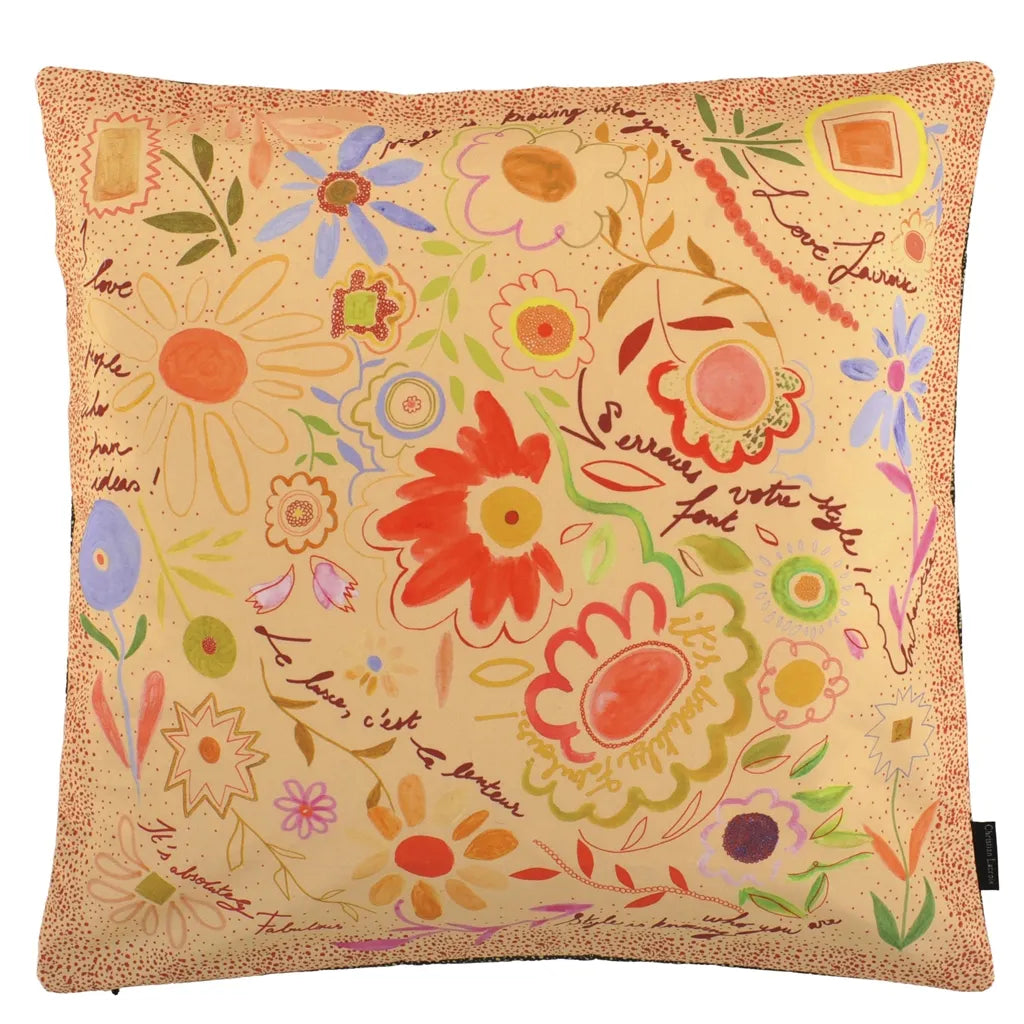 Lacroix - Dites le Avec des Fleurs Azur Cushion