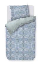Carregar imagem no visualizador da galeria, Moon Flower Light Blue Duvet Cover