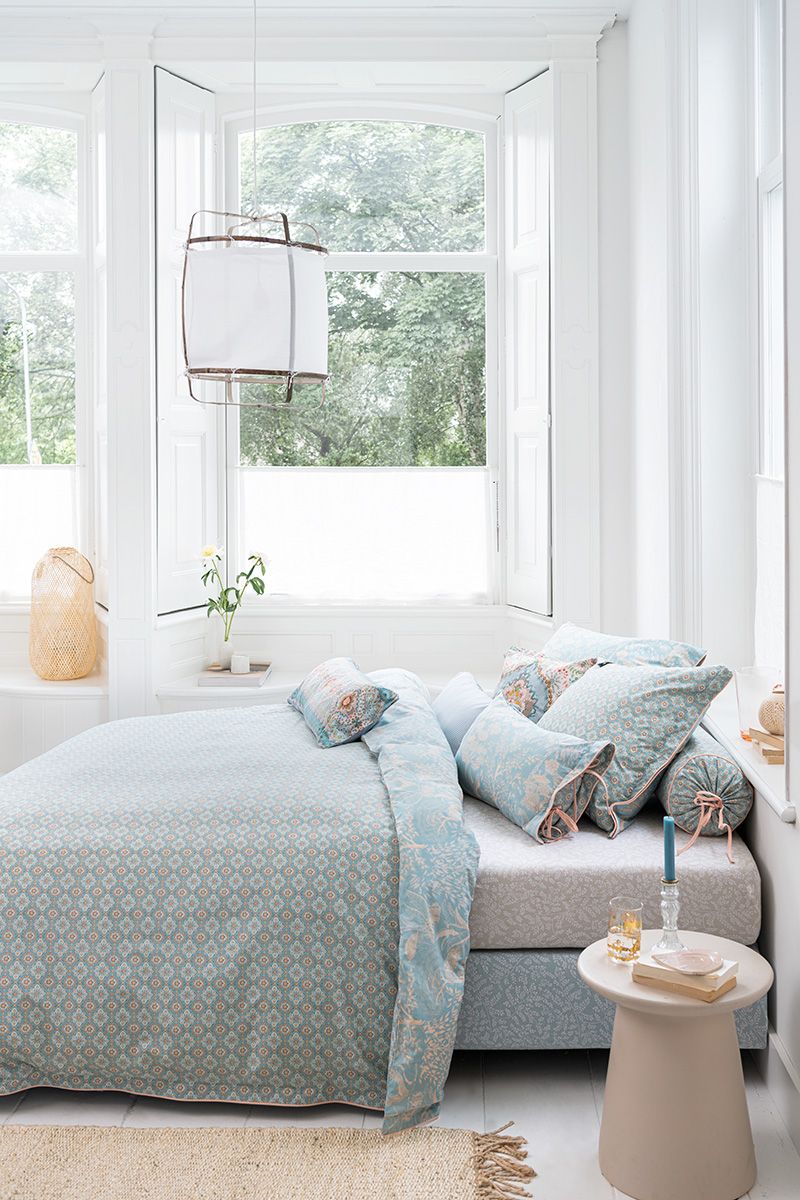 Leafy - fitted sheets khaki