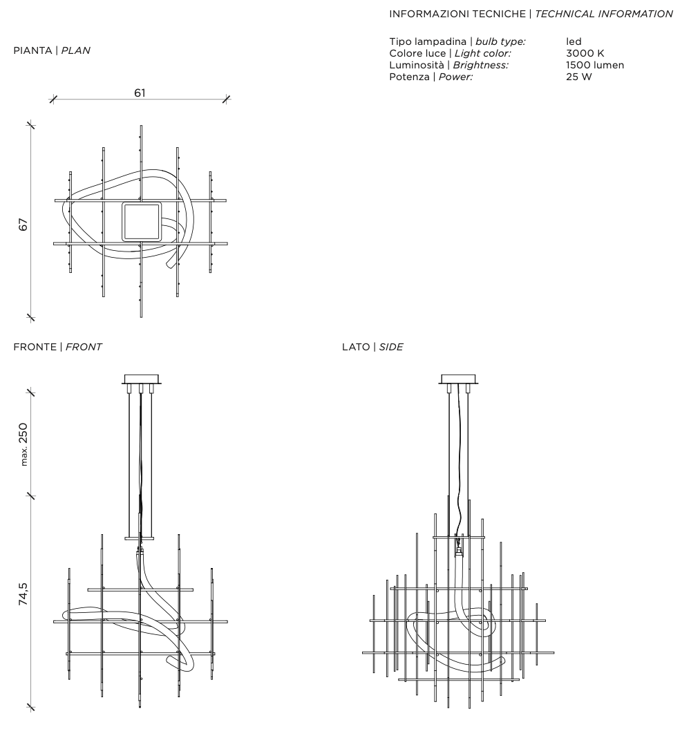 Metrica Suspension Lamp