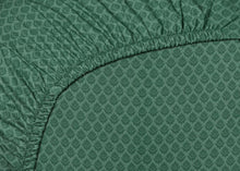 Carregar imagem no visualizador da galeria, Thousand leaves - fitted sheets green