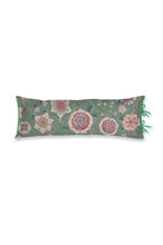 Load image into Gallery viewer, Viva las Flores long cushion green