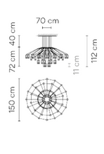Carregar imagem no visualizador da galeria, Wireflow Chandelier