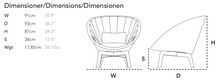 Carregar imagem no visualizador da galeria, Peacock lounge chair