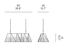 Carregar imagem no visualizador da galeria, Plywood chandelier