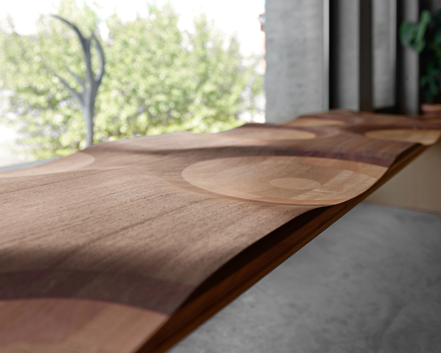 Ripples bench indoor