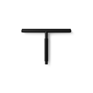 Shower Wiper Clear - Matt Black