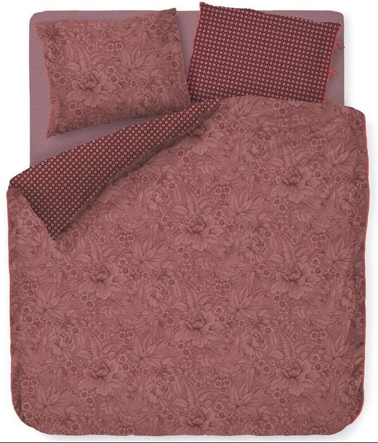 PIP Il Mosaico Dark Red Duvet Cover