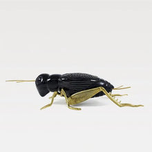 Load image into Gallery viewer, The Cricket&#39;s Song - Matt Black with Brass Legs
