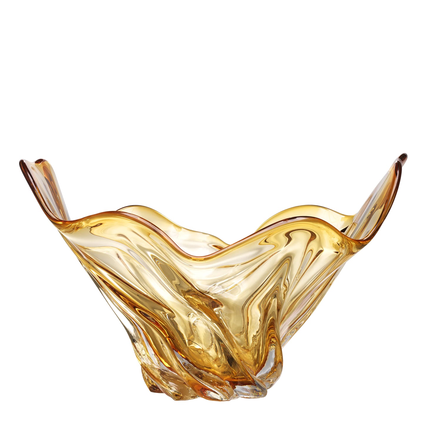 Bowl Ace | Hand blown glass - Yellow