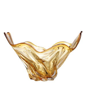 Bowl Ace | Hand blown glass - Yellow