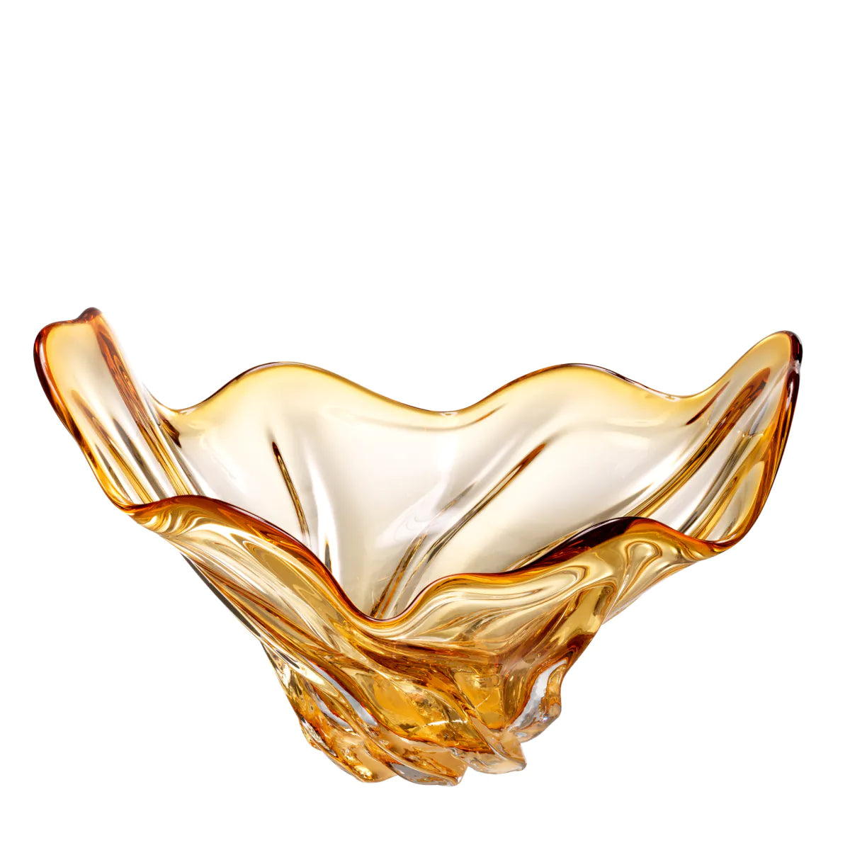 Bowl Ace | Hand blown glass - Yellow