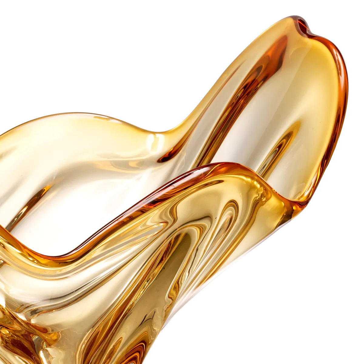 Bowl Ace | Hand blown glass - Yellow