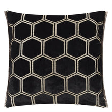 Load image into Gallery viewer, Manipur Noir Velvet Decorative Pillow
