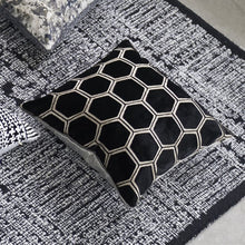 Carregar imagem no visualizador da galeria, Manipur Noir Velvet Decorative Pillow
